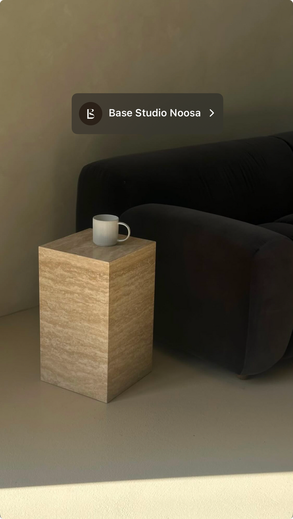 Plinth Small Cream