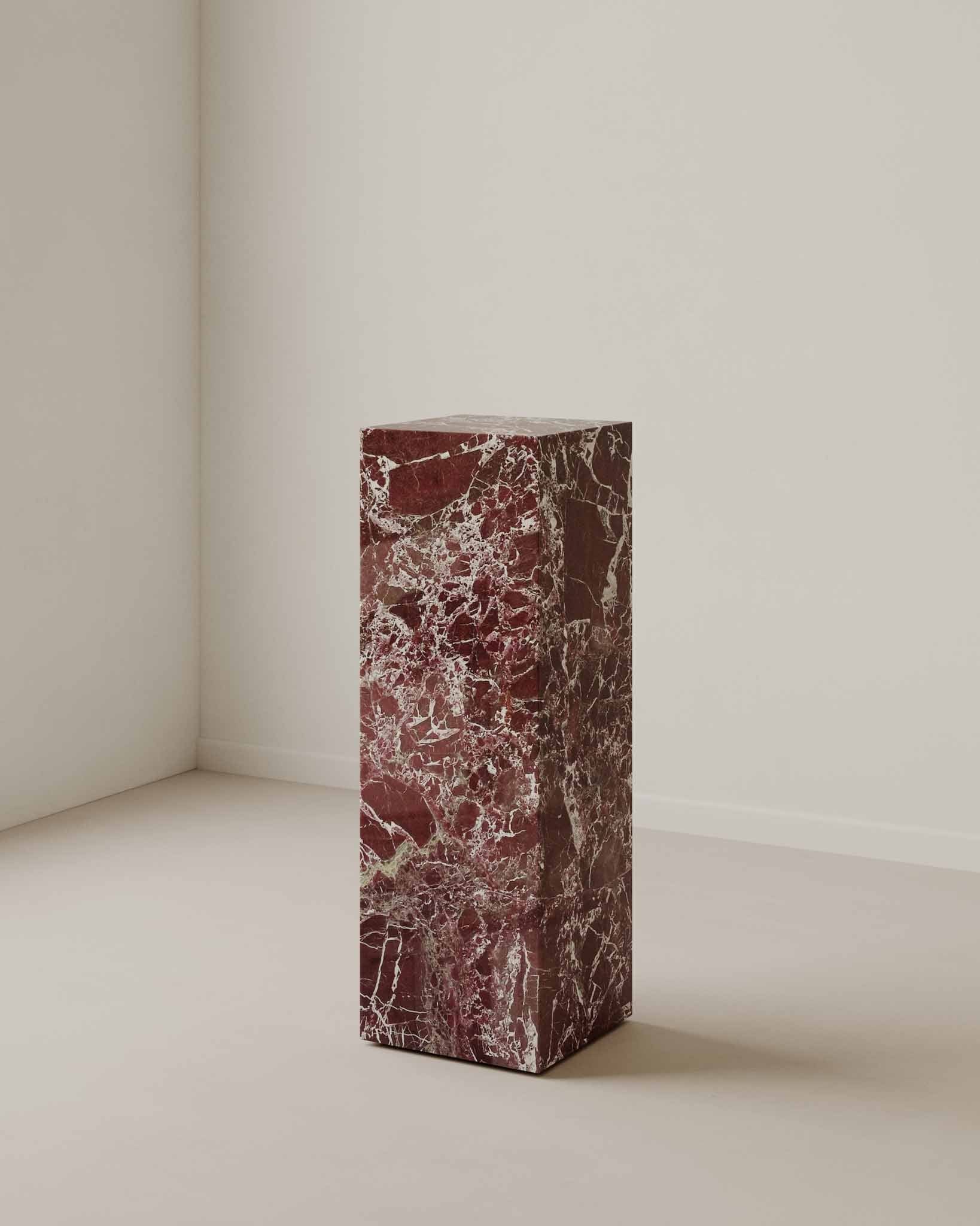 Plinth Tall Rosa Levanto